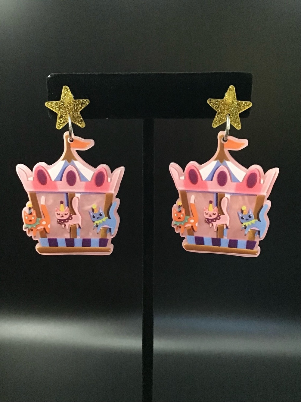 Cat Carousel Earrings